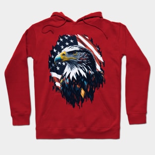 Eagle American Flag Hoodie